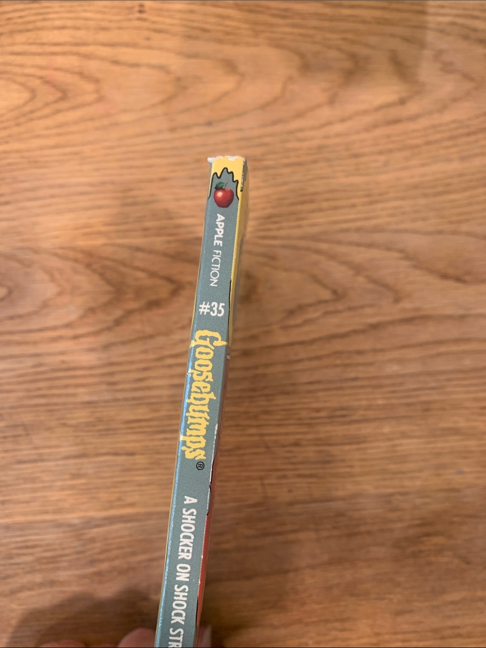 R.L. Stine Goosebumps "A Shocker on Shock Street" - Yellow/Red Cover - Picture 2 of 4